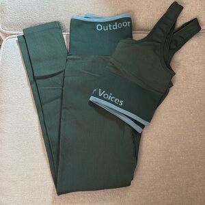 Outdoor Voices workout set